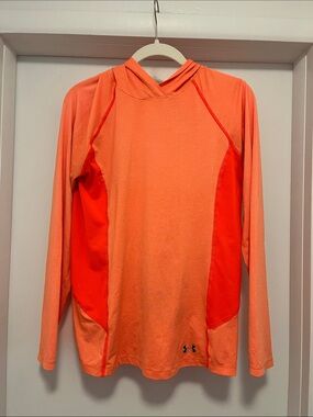 Under Armour Heat Gear Bright Orange Sunhoodie